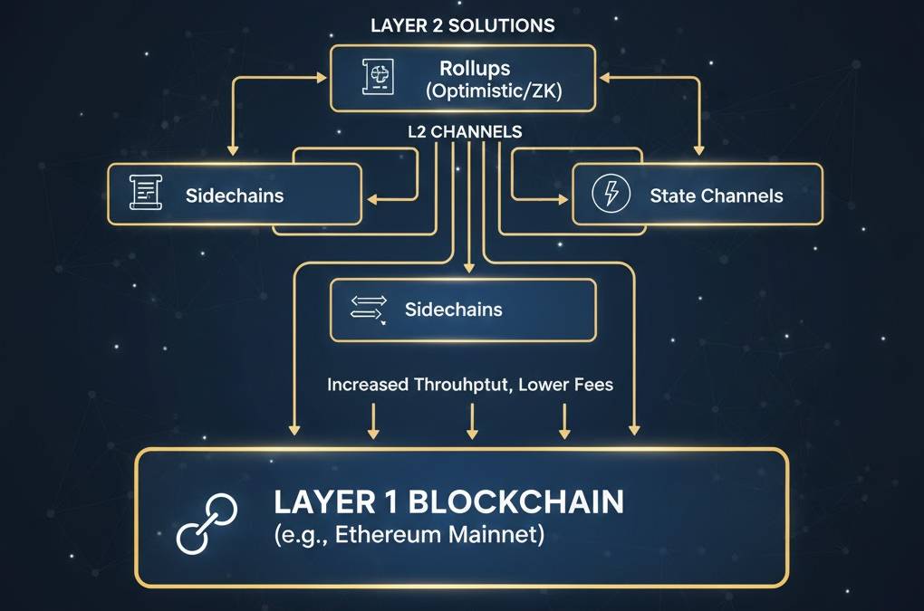 Layer 2 Scaling Solutions: Rollups, Channels & Sidechains
